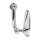 Biltwell, in-bar Utility mirror round 7/8" chrome