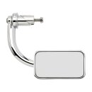 Biltwell, in-bar Utility mirror rectangle 1" chrome