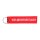 Kiss Me Before Flight keychain red