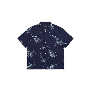 Brixton Lovitz short sleeve shirt patriot blue