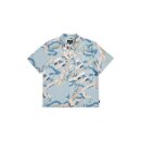 Brixton Lovitz II short sleeve shirt blue stone