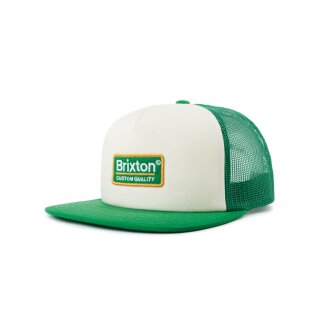 Brixton Palmer mesh cap off white/clover