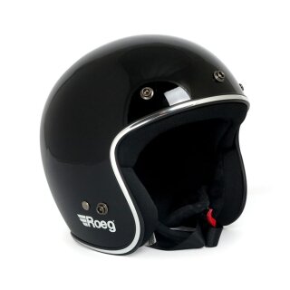 Roeg JETT Helm ECE Schwarz Glanz Black