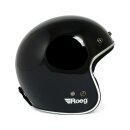 Roeg JETT Helm ECE Schwarz Glanz Black