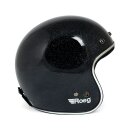 Roeg JETT Helm ECE Schwarz Glitzer Black Megaflake