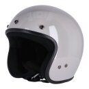 ROEG Jett Vintage Motorrad Helm ECE  hellgrau