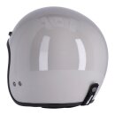 ROEG Jett Vintage Motorrad Helm ECE  hellgrau