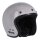 ROEG Jett Vintage Motorrad Helm ECE  hellgrau