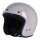 ROEG Jett Vintage Motorrad Helm ECE  hellgrau