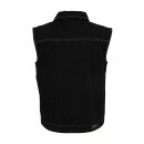 MCS DENIM VEST, BLACK XL