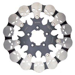 Galfer Skull Edelstahl Bremsscheibe vorne für Harley Modelle 06-24