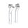 RISERS PULLBACK 6.5" CHR
