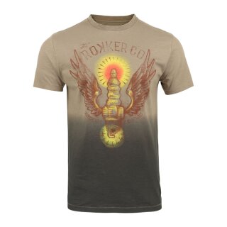 Rokker Wings t-shirt brown