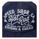 King Kerosin Hot Rod cap denim blue