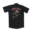 Lucky 13 NoClub lone wolf workshirt black