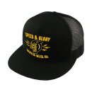 Lucky 13 The panther head Snapback trucker cap poplin mesh