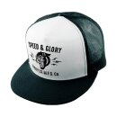 Lucky 13 The panther head Snapback trucker cap poplin mesh