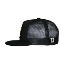 Lucky 13 The brick Snapback trucker cap poplin mesh