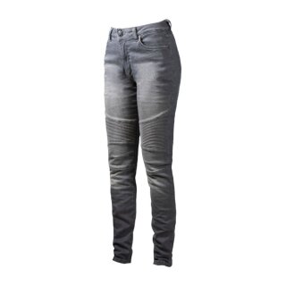 John Doe Betty Biker Jeans Light Grey