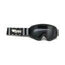 Roeg Striped Peruna goggle black/fog strap