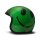 DMD Smile vintage helmet acid green