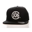 GMG Round logo snapback cap black