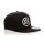 GMG Round logo snapback cap black