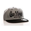 GMG Round logo snapback cap black/grey