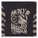 Holy Freedom Cross hoodie black/white