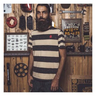 Holy Freedom Talamos t-shirt black/beige