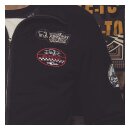 Holy Freedom Leather sweatshirt black