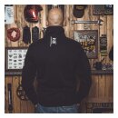 Holy Freedom Leather sweatshirt black