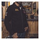 Holy Freedom Leather sweatshirt black