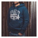 Holy Freedom Navy hoodie blue