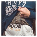 Holy Freedom Navy hoodie blue