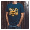 Holy Freedom Navy t-shirt blue