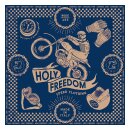 Holy Freedom Cross navy scarf