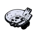 Biltwell enamel pin Skull white/black