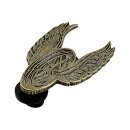 Biltwell enamel pin Winged wheel antique weathered
