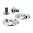 Biltwell helmet hardware kit chrome