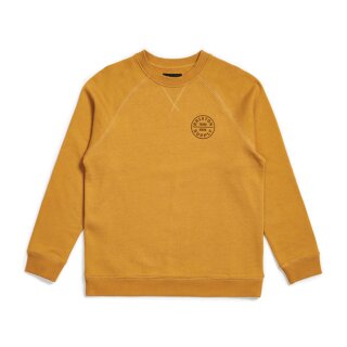Brixton Oath Crew fleecetop maize