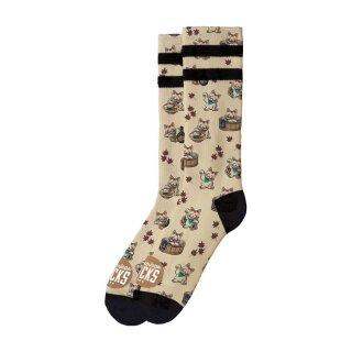 American Socks Mid High Maneki Neko