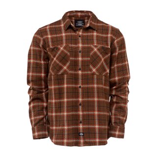 Dickies Kuttawa long sleeve shirt brown duck