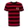 King Kerosin Hot Rod striped T-shirt black/red