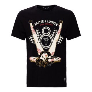 King Kerosin V8 Pin Up T-shirt black