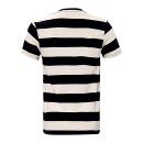 King Kerosin Crow striped T-Shirt black/white