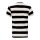 King Kerosin Crow striped T-Shirt black/white