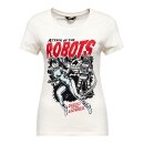 Queen Kerosin Robots vintage T-shirt offwhite