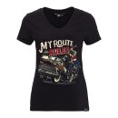 Queen Kerosin My Route My Rules T-shirt black