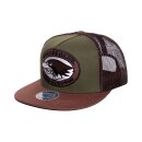 King Kerosin Speedfreak snapback cap brown/green